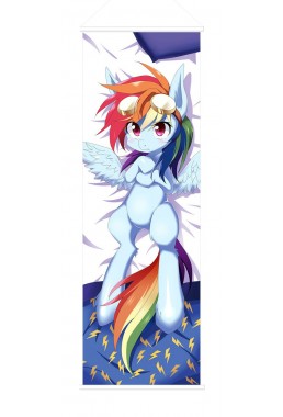 My Little Po MLP Male Japanese Anime Painting Home Decor Wall Scroll Posters