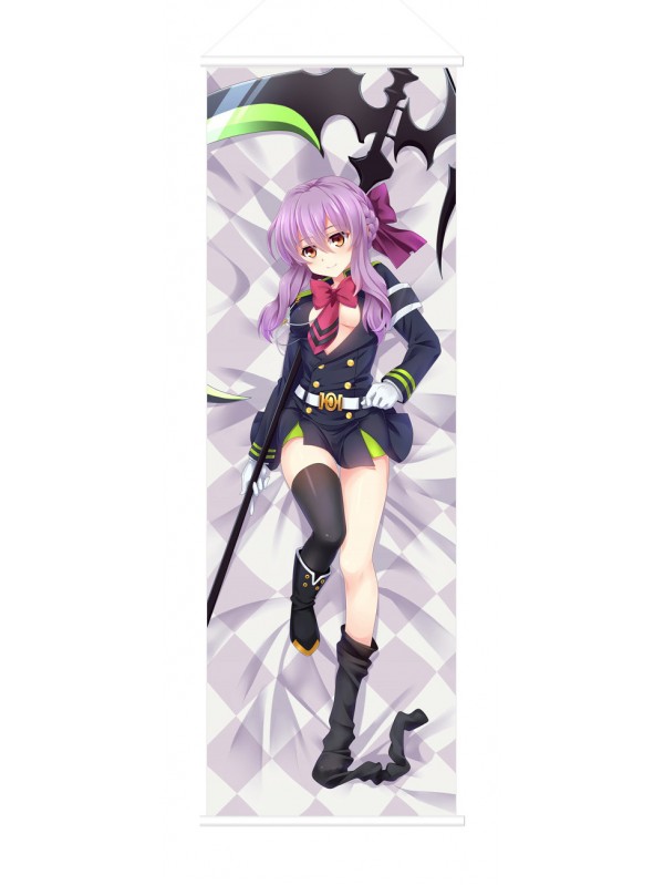 Shinoa Hiragi Owari no Seraph Japanese Anime Painting Home Decor Wall Scroll Posters