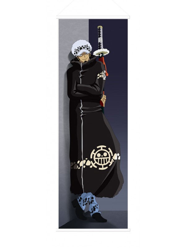 Trafalgar Law Shichibukai Japanese Anime Painting Home Decor Wall Scroll Posters